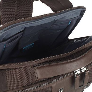 Рюкзак для ноутбука Piquadro текстиль/шкіра ca4532br/tm