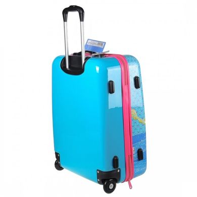 Дитяча пластикова валіза на 2х колесах Disney New Wonder American Tourister 27c.021.002 мультиколір