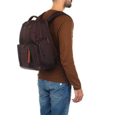 Рюкзак для ноутбука Piquadro текстиль/шкіра ca4532br/tm
