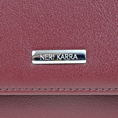 Гаманець жіночий Neri Karra з натуральної шкіри eu0577.3-01.153 бордовий
