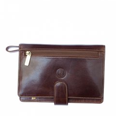Борсетка-гаманець Giudi з натуральної шкіри 2989/gd-02 коричнева
