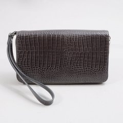 Барсетка-кошелёк из натуральной кожи Neri Karra 0948.1-35.11 серый