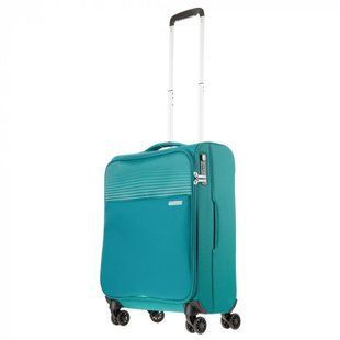 Чемодан текстильный Lite Ray American Tourister на 4 сдвоенных колесах 94g.004.002 бирюзовый