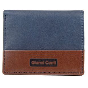 Гаманець чоловічий Gianni Conti з натуральної шкіри 6057387-blue/dark brown