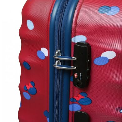 Дитяча пластикова валіза на 4х колесах Wavebreaker Disney Mickey & Minnie American Tourister 31c.020.001 мультиколір
