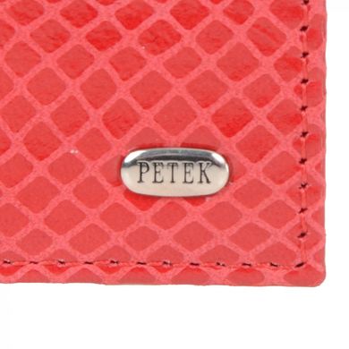 Обложка для паспорта Petek из натуральной кожи 581-111-10 красная