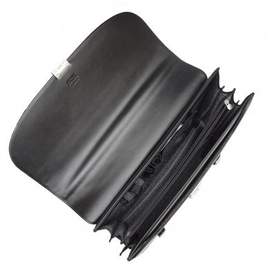 Класичний портфель Petek з натуральної шкіри 813-000-01 чорний