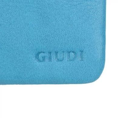 Ключниця Giudi з натуральної шкіри 6738/vlv-cz блакитний