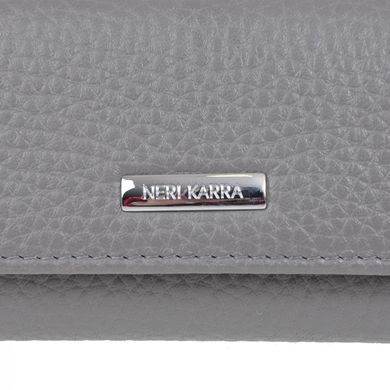 Классическая ключница из натуральной кожи Neri Karra eu3014.55.11 серая