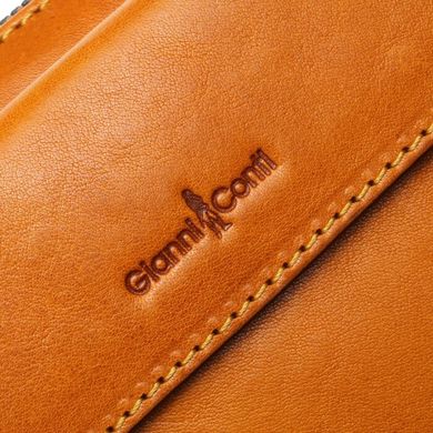 Барсетка гаманець Gianni Conti з натуральної шкіри 9402204-yellow