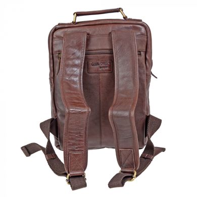 Рюкзак з натуральної шкіри Gianni Conti 4002398-brown