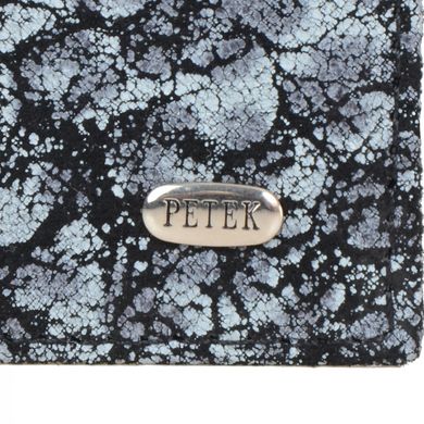 Обложка для паспорта Petek из натуральной кожи 581-125-01 черная