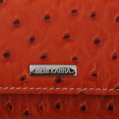 Классическая ключница из натуральной кожи Neri Karra 0026.2-78.37 оранжевая