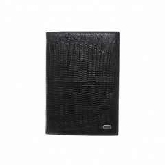 Обкладинка для паспорта Petek з натуральной шкіри 581-041-01 чорний