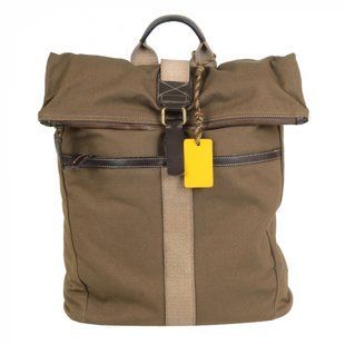 Рюкзак з тканини Gianni Conti 4012568-army green