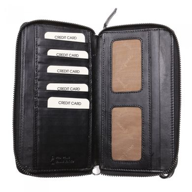 Барсетка кошелек Gianni Conti из натуральной кожи 918406-black