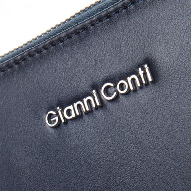 Барсетка кошелек Gianni Conti из натуральной кожи 2458413-blue