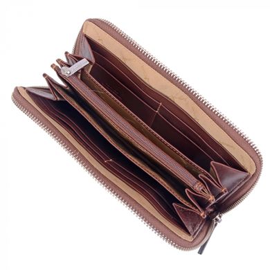 Гаманець жіночий Gianni Conti з натуральноі шкіри 588306-brown/leather