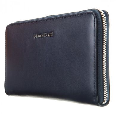 Барсетка кошелек Gianni Conti из натуральной кожи 2458413-blue