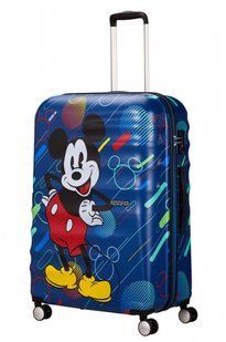 Дитяча валіза з abs пластика Wavebreaker Disney-Future Pop American Tourister на 4 здвоєних колесах 31c.071.007