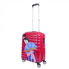 Детский чемодан из abs пластика American Tourister на 4 сдвоенных колесах 31c.050.016