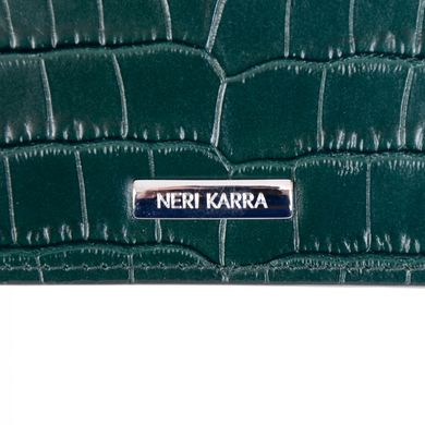 Гаманець жіночий з натуральної шкіри Neri Karra 0504.112.06 темно-зелений