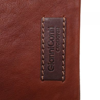 Гаманець чоловічий Gianni Conti з натуральної шкіри 997148-leather/dark brown