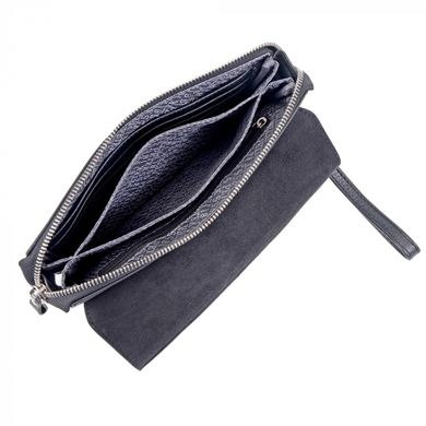 Барсетка гаманець Petek з натуральної шкіри 703-46d-01 чорна