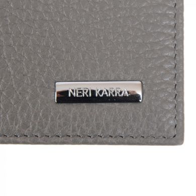 Обкладинка для паспорта з натуральної шкіри Neri Karra 0040.55.11 сірий