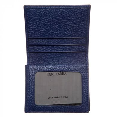 Гаманець універсальний Neri Karra з натуральної шкіри 0395.55.92 темно синій