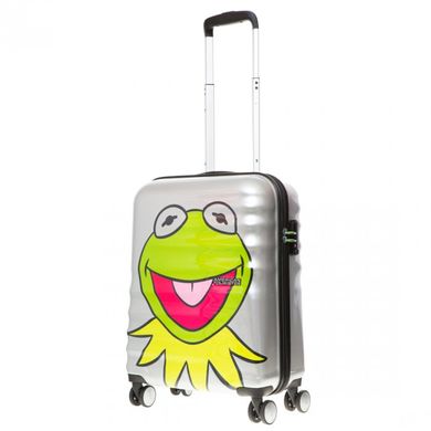 Дитяча пластикова валіза на 4х колесах Wavebreaker Muppets Kermit American Tourister 31c.032.001 мультиколір
