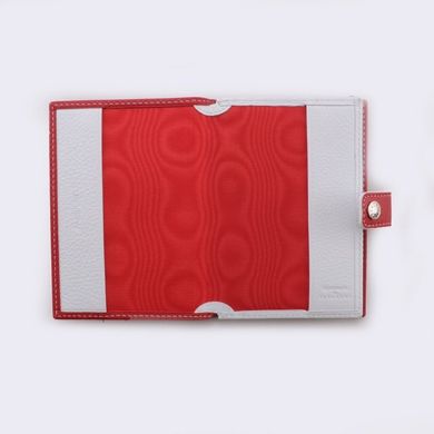 Обложка комбинированная для паспорта и прав из натуральной кожи Neri Karra 0031.05.05/12 красная