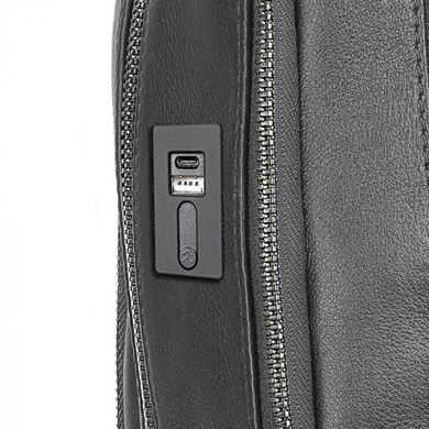 Рюкзак из натуральной кожи с отделением для ноутбука Porsche Design Roadster ole01601.001 черный