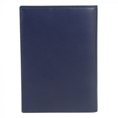 Обложка для паспорта из натуральной кожи Neri Karra 0110.3-01.07 синяя