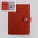 Обложка комбинированная для паспорта и прав из натуральной кожи Neri Karra 0031.2-78.37 рыжая:1