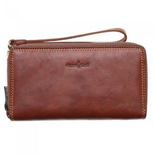 Барсетка кошелек Gianni Conti из натуральной кожи 918406-tan