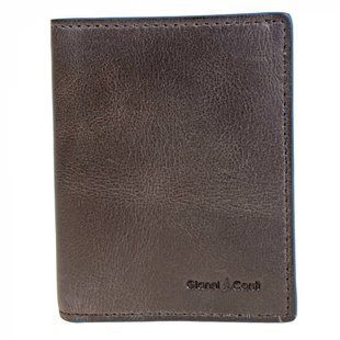 Гаманець чоловічий Gianni Conti з натуральної шкіри 3057387-dark brown
