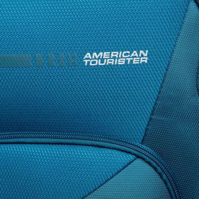 Чемодан текстильный SUMMERFUNK American Tourister на 4 сдвоенных колесах 78g.051.004 бирюзовый