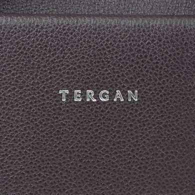 Сумка-портфель з натуральної шкіри з відділенням для ноутбука Tergan 21269-bordo/latigo