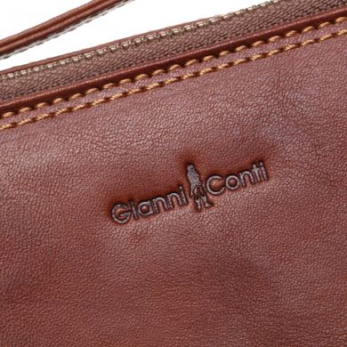 Барсетка гаманець Gianni Conti з натуральної шкіри 918406-tan