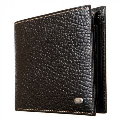 Кошелёк мужской Petek из натуральной кожи 203-46b-kd1 чёрный