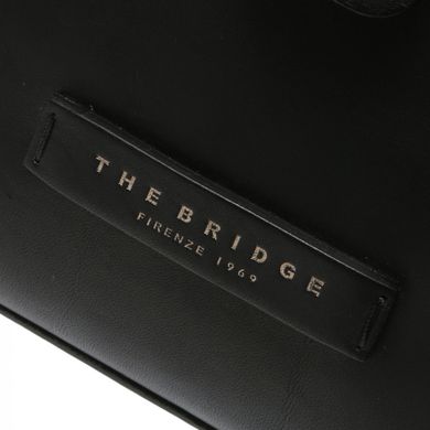Сумка мужская The Bridge из натуральной кожи 053007/3y-7r чёрная