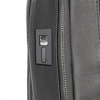 Рюкзак з натуральної шкіри з відділенням для ноутбука Porsche Design Roadster ole01613.001 чорний