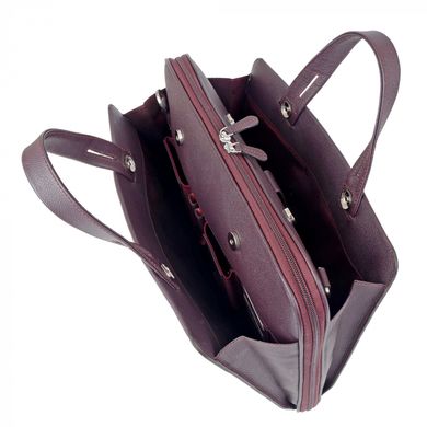 Сумка-портфель из натуральной кожи с отделением для ноутбука Tergan 21269-bordo/latigo