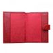 Обложка комбинированная для паспорта и прав Petek из натуральной кожи 595-041-10 красная:5