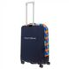 Чохол для валізи з тканини EXULT case cover/diamonds-dark blue/exult-m:3