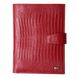Обложка комбинированная для паспорта и прав Petek из натуральной кожи 595-041-10 красная:1