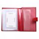 Обложка комбинированная для паспорта и прав Petek из натуральной кожи 595-041-10 красная:6