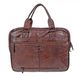 Сумка-портфель Gianni Conti из натуральной кожи 4101283-brown:1