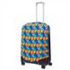 Чохол для валізи з тканини EXULT case cover/diamonds-dark blue/exult-m:1